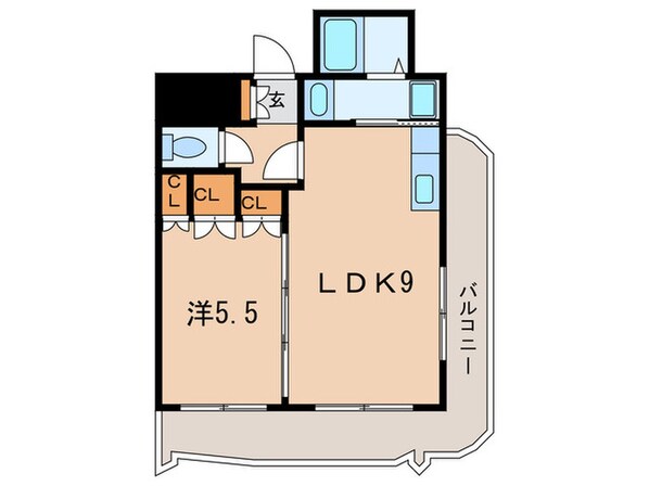 ロイヤルセンタ－ＢＬＤ ８０の物件間取画像